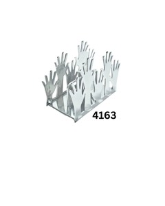 Porte-revues en métal artisanal de qualité supérieure, élégant, sur pied, pour la décoration de la maison, en vente - Product Image 5