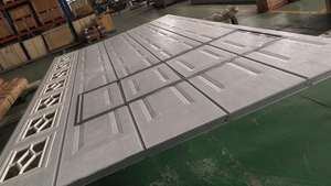 Puertas de <span class=keywords><strong>Garaje</strong></span> Seccionales Aisladas Elevables, Precio de Fábrica, <span class=keywords><strong>Puerta</strong></span> de <span class=keywords><strong>Garaje</strong></span> Automática de Acero <span class=keywords><strong>con</strong></span> <span class=keywords><strong>Puerta</strong></span> Pequeña para Villa - Product Image 5