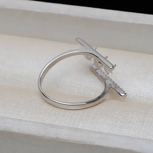 แหวนเงินแท้ S925 ทำมือ สไตล์ยุโรปอเมริกัน แบบเกาหลี สำหรับผู้หญิง อุปกรณ์ DIY ตัวจับไข่มุก 4-6 เม็ด ไข่มุกหลวม เวนชี - Product Image 4