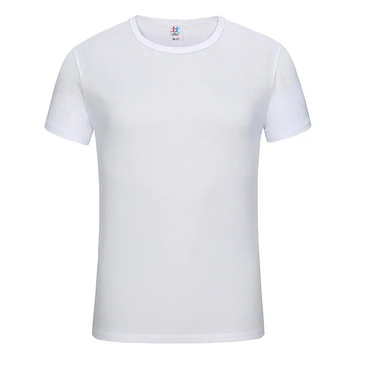 short sleeve t-shirt men loose solid white fixed group outdoor sports quick drying round neck t shirt printed