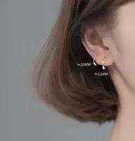 6-12mm gros Piercing bijoux printemps oreille os Clip boucles d'oreilles 925 argent Sterling plaqué or Helix Tragus Cartilage boucles d'oreilles