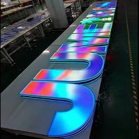 Letrero Luminoso Personalizado con Impresión 3D, Letras LED con Texto Personalizado para Tienda o Bar