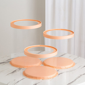 Caixa Redonda Transparente para Bolo, Embalagem de Acetato, Caixa de Bolo de Plástico de 10 Polegadas (cm) - Product Image 6