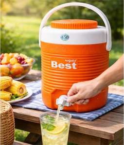 Majestic Best 450 – Distributeur d'eau isotherme de 10 litres avec robinet |   Distributeur d'eau portable avec poignée - Product Image 2