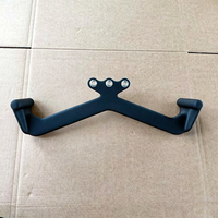 Accessoires pour machine à câble de gym en acier, 5 pièces : Barre de tirage vertical multi-prise, Poignée de rame en V pour l'entraînement des muscles du dos