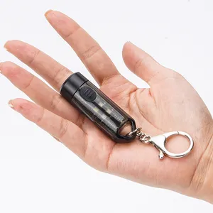 Maßge schneiderte hochwertige multifunktion ale starke magnetische Mini-Schlüsselbund-Taschenlampe
