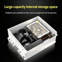Caja de Plástico para Exteriores con Protección IP66, Caja de Conexiones Universal para Cámara de Seguridad, Conector de Cable de Alimentación