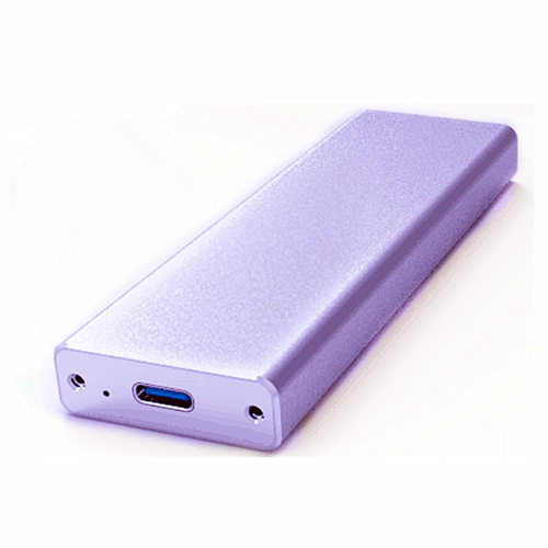 Aluminum M.2 NVMe SATA SSD Housing Solid State Hard Drive Enclosure for Laptop