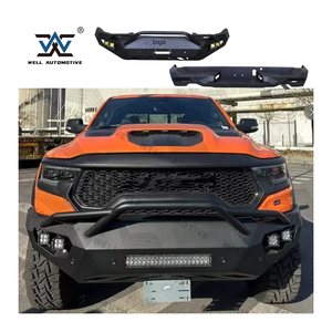 Vente en gros d'usine, pièces de voiture tout-terrain 4x4, kit de pare-chocs avant et arrière en acier MN pour <span class=keywords><strong>Dod</strong></span>-ge Ram Mammoth Style <span class=keywords><strong>2022</strong></span>+ - Product Image 1