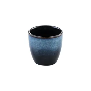 2021 new design 150ml ceramic cups with different colors