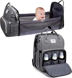 กระเป๋าเป้สะพายหลังอเนกประสงค์กันน้ำความจุขนาดใหญ่แบบพกพาเปลเด็ก - Product Image 1