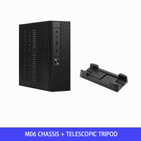 Boîtier PC personnalisé CNC boîtier en aluminium boîtier d'ordinateur de bureau carré industriel mince Mini Itx SFF PC