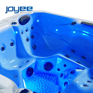 Copertura per Vasca Idromassaggio da Esterno JOYEE, <span class=keywords><strong>Jacuzzi</strong></span> per <span class=keywords><strong>5</strong></span> Persone, Spa Villa Country Moderna, Progetto OEM ODM, Produttore di Sistemi di Massaggio ad Acqua - Product Image 2