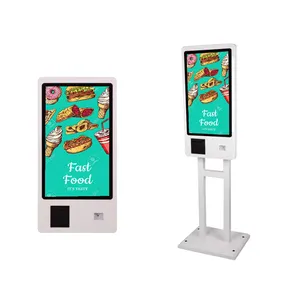 OEM Android Windows Touchscreen Bestellung Zahlungs maschine NFC-Kartenleser QR-Scanner POS-Steckplatz Selbst bestellung Kiosk im Restaurant