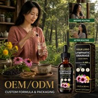 Complément Liquide Botanique OEM en Gouttes avec Boîte Personnalisée et Flacon Compte-gouttes pour Marques de Bien-être Herbal 60 mL