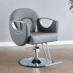 Multifunctional Leather Seat Barber <b>Chair</b> Hydraulic Pump <b>Reclining</b> Feature for Salon Barbershop Use Durable Commercial Furniture - Product Image 5