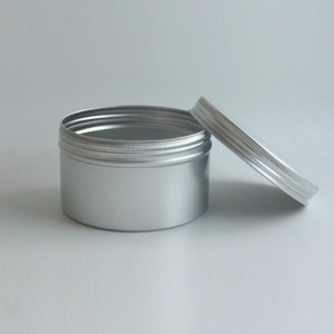 Logotipo de personalización de fábrica, <span class=keywords><strong>lata</strong></span> redonda de aluminio plateado negro, 500ml, 101mm * D83mm, logotipo de impresión en <span class=keywords><strong>la</strong></span> tapa, contenedor de Metal para té - Product Image 6