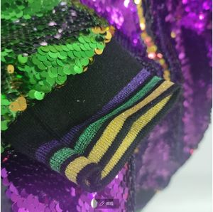 Decorazioni per feste cappotti da donna mamma e Me abbinati <span class=keywords><strong>bambina</strong></span> fuori porta giacca di paillettes reversibile martedì Gras - Product Image 5