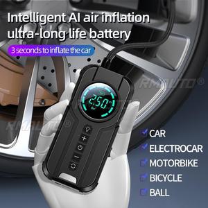 12V 150PSI <b>Car</b> Air Pump Rechargeable Machine Powerful Tire Inflator Pressure <b>Inflatable</b> Pump <b>Car</b> Air Detection - Product Image 3