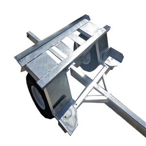 <span class=keywords><strong>Remorque</strong></span> galvanisée de 50 kg/<span class=keywords><strong>500kg</strong></span>, tracteur longeur de poubelle - Product Image 4