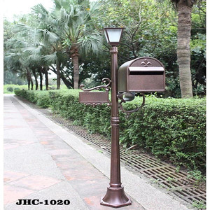 led solar mailbox wholesale standing lighted post mailbox coating design letterbox