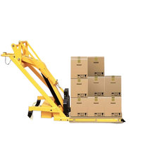 Gabelstapler mit gebogenem Arm, tragbarer elektrischer Gabelstapler mit gebogenem Arm, Stapler kran, kleines Paletten handhabung fahrzeug