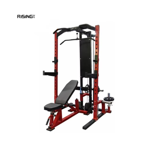 Equipo de Gimnasio Multifuncional Portátil Rising Fitness, Jaula de Potencia, <span class=keywords><strong>Banco</strong></span> y Soporte de Metal Ajustables - Product Image 1