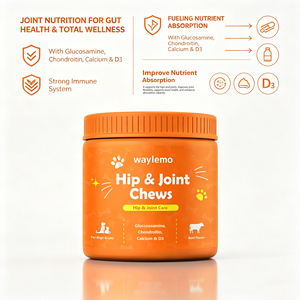 Productos Waylemo para la Salud de las Mascotas, Cuidado de las Articulaciones de la Cadera, Golosinas de Glucosamina y Condroitina, Alivio de la Artritis para Perros y Gatos Mayores - Product Image 4