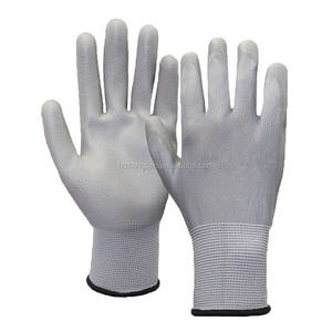 Popular 13G Poliéster Tejido Blanco <span class=keywords><strong>PU</strong></span> Guantes Recubiertos - Product Image 3