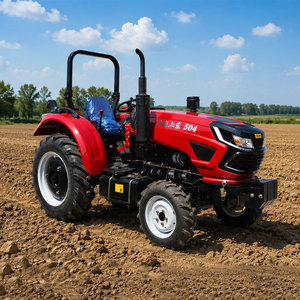 Tracteur agricole 50 CV, mini-tracteur de ferme à traction, tracteur à roues multifonctionnel hydraulique avec cabine - Product Image 1