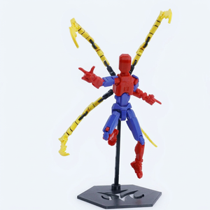 Figura de Acción de Spiderman, Impresa en 3D, de Silicona TPE, Articulada, Nueva, Coleccionable, Decoración de Escritorio, Juguete - Product Image 1
