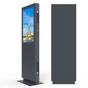 Quiosque Vertical de <span class=keywords><strong>TV</strong></span> com Tela Touch Screen 4K de 43 Polegadas para Publicidade Interna em Aço para Shopping - Product Image 1