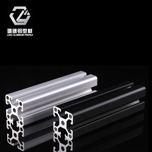 โปรไฟล์อลูมิเนียมลูฮู 40x40 โปรไฟล์อลูมิเนียมอัลลอยด์อัดขึ้นรูปสำหรับงานหนักสำหรับโครงเครื่องจักร - Product Image 2