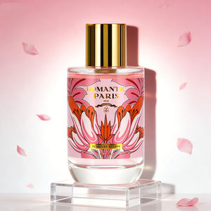 น้ำหอมคุณภาพสูงสำหรับผู้หญิง กลิ่นดอกไม้สีชมพู ขนาด 100 มล. แบรนด์ส่วนตัว ติดทนนาน พร้อมขวดดีไซน์หรูหราสไตล์วินเทจ - Product Image 2