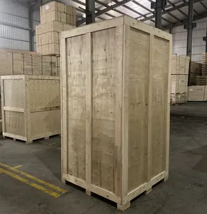 Caisse de stockage en bois équipe professionnelle personnaliser la conception caisses en bois caisses de stockage d'expédition pour équipement de transport