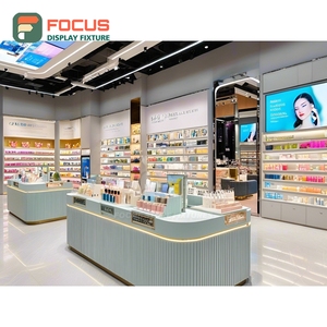 Exhibidor de Materiales Mixtos para Interiores de Tiendas Contemporáneas, Diseño de Interiores para Tiendas de Cosméticos - Product Image 3