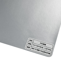 Eco Solvent High Tack Amovible Couleur Coupe Vinyle Argent Brillant Mat