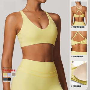 Nuevo sujetador deportivo Lulu para yoga y fitness, estilo europeo y estadounidense, para correr, ropa interior deportiva, top para usar fuera de casa. - Product Image 4