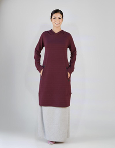 ชุดฮู้ดดี้มุสลิมแบบสปอร์ตแคชชวลผ้าฝ้ายสำหรับฤดูใบไม้ร่วง ระบายอากาศได้ดี ราคาโรงงาน คุณภาพคงที่ - Product Image 2