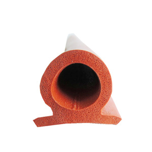 Silicone Sealing <b>Strip</b> 10 In U Shape High Temperature Resistance Automotive Electrical Cabinet Door Window Use - Product Image 1