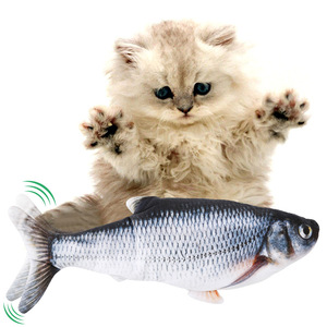 Venta caliente estilo clásico eléctrico movimiento pez <span class=keywords><strong>Catnip</strong></span> juguete Flopping <span class=keywords><strong>Kicker</strong></span> Simulación interactiva Floppy <span class=keywords><strong>Fish</strong></span> juguete para gatos - Product Image 5
