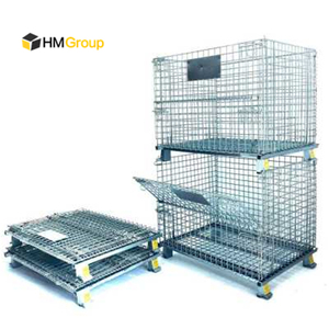 Công nghiệp lớn xếp chồng thép mạ kẽm kim loại có thể gập lại dây lưới lồng - Product Image 1