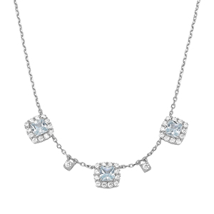 Collier en argent 925 avec 5 pendentifs - Product Image 1