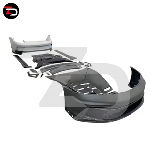 Vente flash Kit carrosserie en carbone sec <span class=keywords><strong>de</strong></span> style GT3 pour Carrera 911 992 avec pare-chocs avant, jupes latérales, lèvres, aileron, pare-chocs arrière, capot <span class=keywords><strong>de</strong></span> toit - Product Image 6