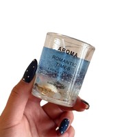 Großhandel Bestseller Wohnraumdekoration Rauchfreie Umweltfreundliche Aromatherapie-Kerzen Geschenkset Gelwachs Thanksgiving Weihnachten