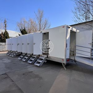 Baño Móvil Compacto, Unidad de Baño Portátil, Remolque de Inodoros Prefabricado, Inodoros Portátiles de Emergencia EPS - Product Image 4