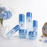 Ensemble d'emballages cosmétiques professionnels en verre 130ml 100ml 40ml 50g 30g, flacons à pompe et pots pour les grandes marques de produits de beauté mondiales