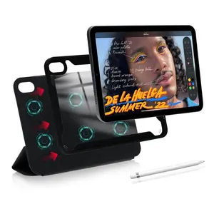 Sarung Tablet Bagian Belakang Bening PC Baru Casing Sublimasi 10.2 Inci Mewah untuk Penutup iPad 9 Generasi Penutup Magnetik Dapat Dilepas