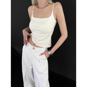 Wholesale Custom <strong>Women</strong> Sexy Shirts Sleeveless <strong>Tube</strong> <strong>Tops</strong> Girls With Lady White Camisole <strong>Top</strong> Woman Clothing <strong>Top</strong> Vest - Product Image 2