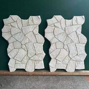 Panneaux en mousse de <span class=keywords><strong>pierre</strong></span> de polyuréthane PU insonorisants et imperméables haute densité pour murs extérieurs, 3D, modernes, pour usage domestique - Product Image 2